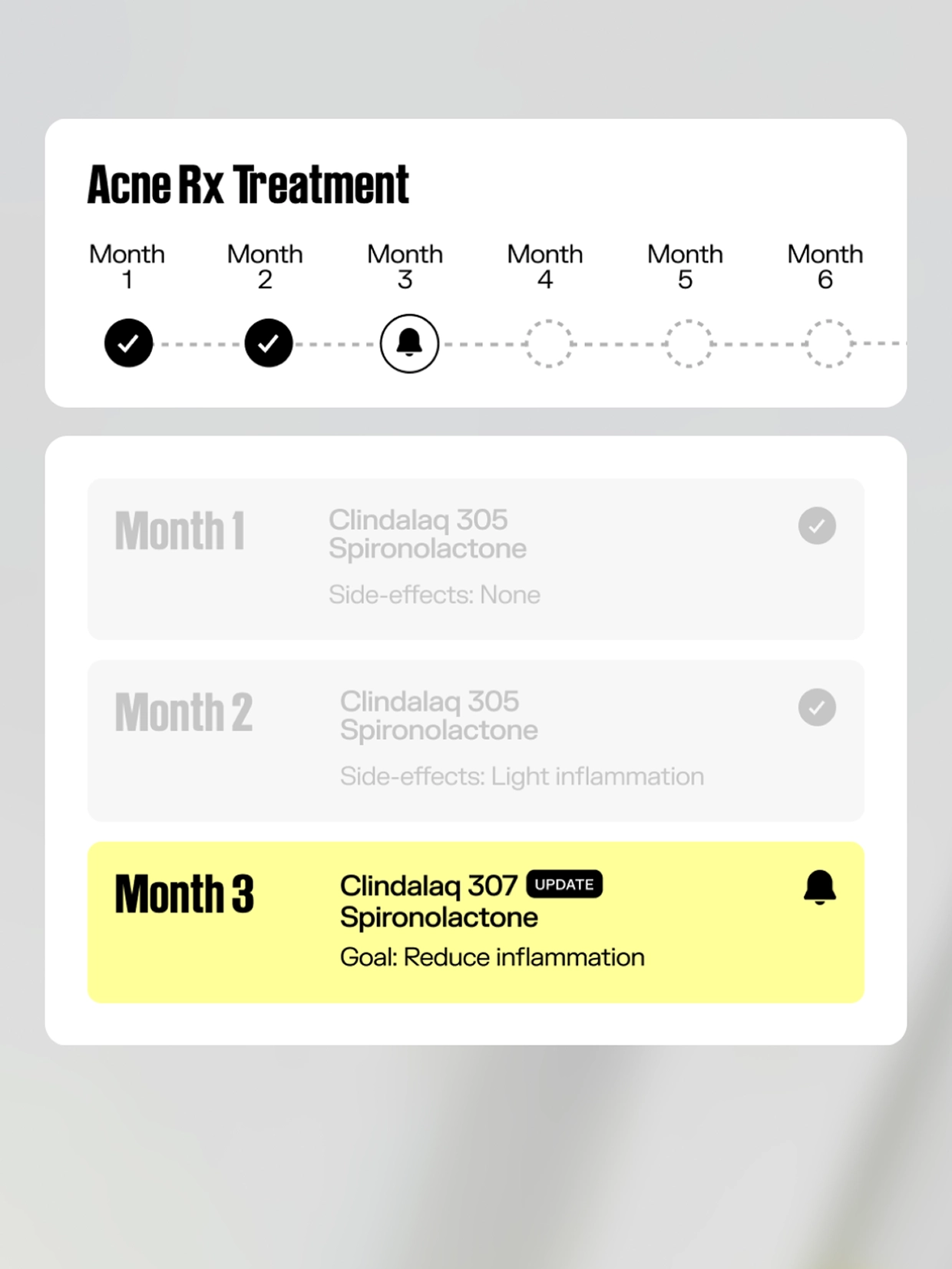 Progress tracking & adjustments